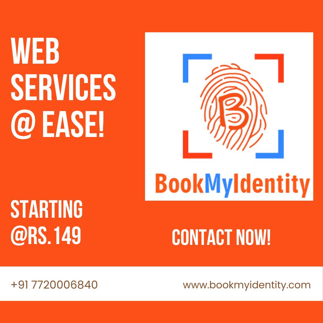 The best Solution to take your business on the positive side of the profit graph. Find the best web services by Book My Identity that helps you boost your business digitally.
Visit bookmyidentity.com to learn more about our services.

#webservices #domainservices #domains