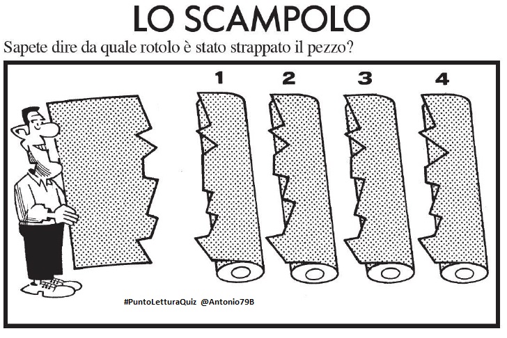 #PuntoLetturaQuiz di oggi #3maggio. Quale sarà la soluzione? Giocate con noi! (da Crucintarsi Giganti, anno 2023).