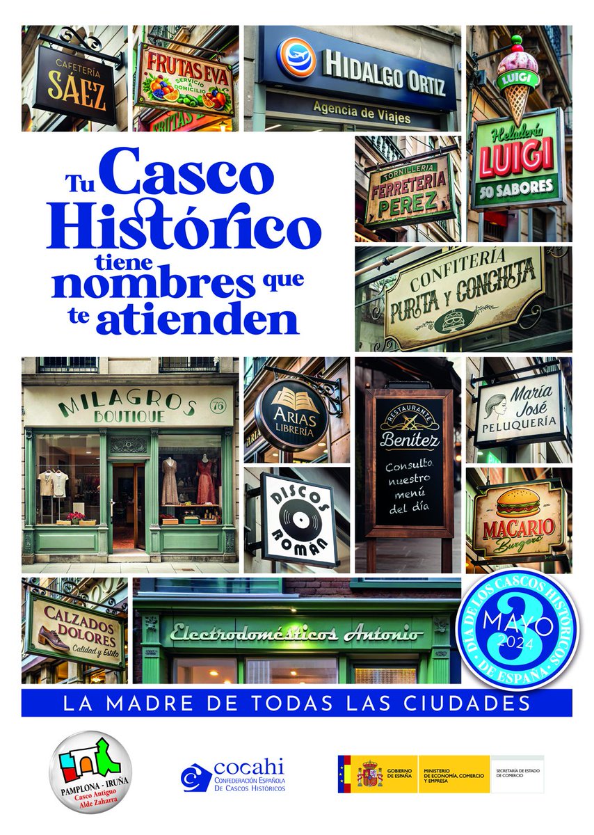 Hoy celebramos   el Día de los Cascos Históricos. Los Cascos Históricos son el alma de las ciudades,  donde  se ubica el comercio más singular, el destino preferido del turismo, el espacio natural del patrimonio y la cultura. ¡Cuidemos y conservemos los cascos históricos!