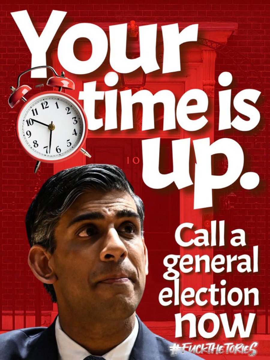 #LocalElections2024 6am and the Tories are already 120 seats down and have lost the Blackpool South by-election with a “seismic” 26% swing to Labour - the third largest since the WW2. The will of the people, Mr Sunak, is we want you and your crime syndicate gone. Call a