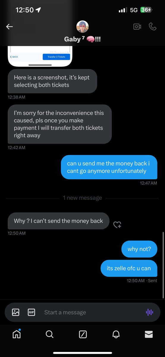 JUST GOT SCAMMED BY @uronlygabothy PLEASE DONT SEND THEM UR MONEY FOR ENHYPEN TICKETS PLEASE THEY TOOK MY $150 #ENHYPEN_FATE_PLUS_TOUR