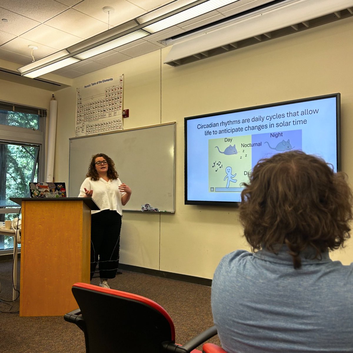 Jacqueline Kimmey (@jkimmey) on Twitter photo <a href="/catherinesme/">catherine palmer</a> nailed her 4th year talk today! Upgraded with some awesome animation skills she learned from <a href="/UCSC_SciCom/">UCSC SciCom</a> trained instructors. Very proud of how professional she’s gotten at handling questions! Kudos Kit! 🍷#womeninstem #metx #microbiology #srbr #circadian <a href="/catherinesme/">catherine palmer</a> nailed her 4th year talk today! Upgraded with some awesome animation skills she learned from <a href="/UCSC_SciCom/">UCSC SciCom</a> trained instructors. Very proud of how professional she’s gotten at handling questions! Kudos Kit! 🍷#womeninstem #metx #microbiology #srbr #circadian