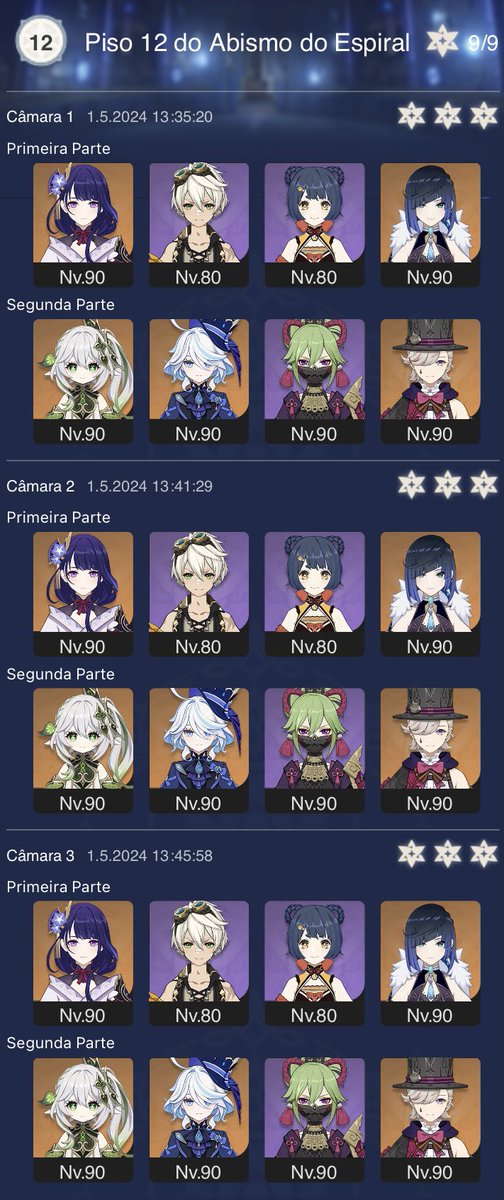 Esse abismo tá mo fácil kkkk dps trago mais times diferentes