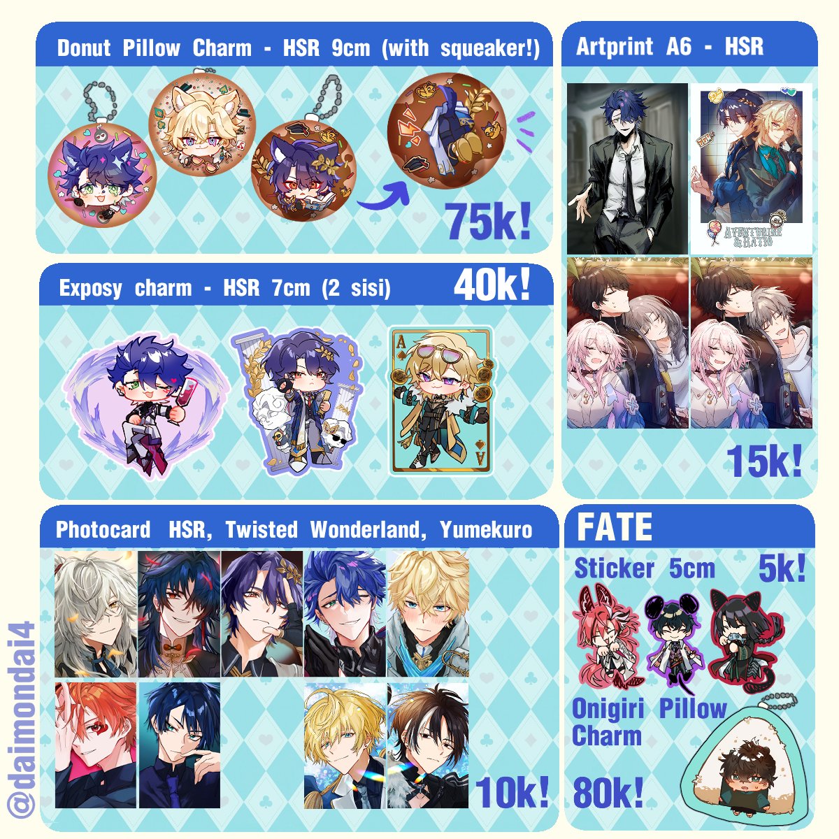 #comipara #comipara2024 Booth C2-3 Pengen Kaya 🛒OTS only! No booking! Fandom: Original, HSR, yumekuro, twst, FGO