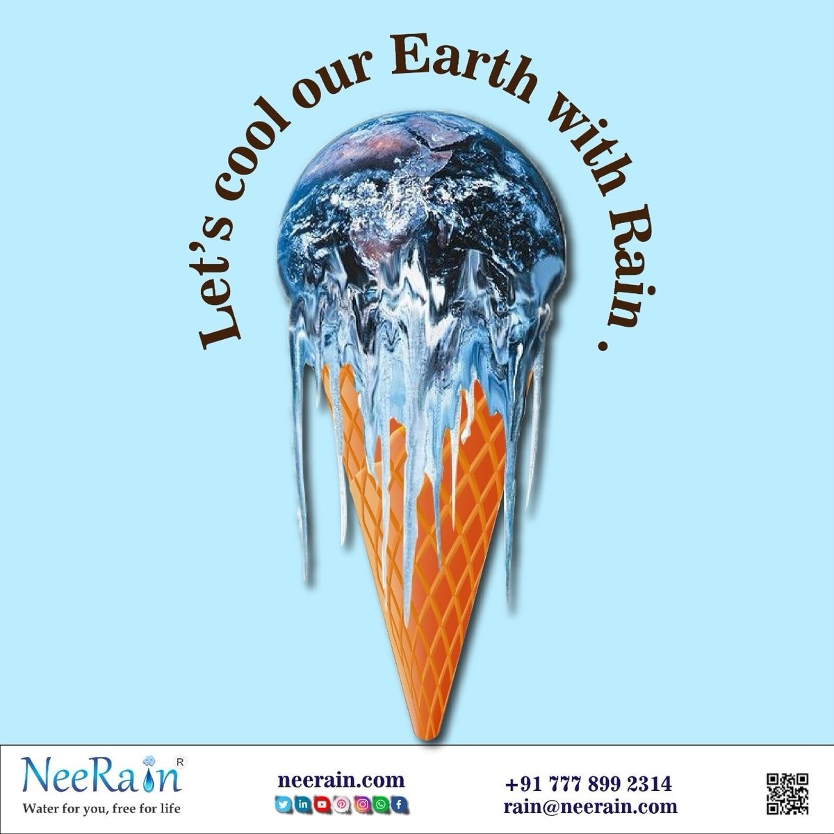 Let's cool our Earth with Rain !! 

#rain #RechargeWater #RechargeRain #Water #WaterForLife #waterharvesting #WaterConservation #savewatersavelife #Sustainability #ecofriendly #greenbuilding #GroundWater #Neerain #NeeRainFilter #rainwater #WaterInnovation #watermanagement #mep