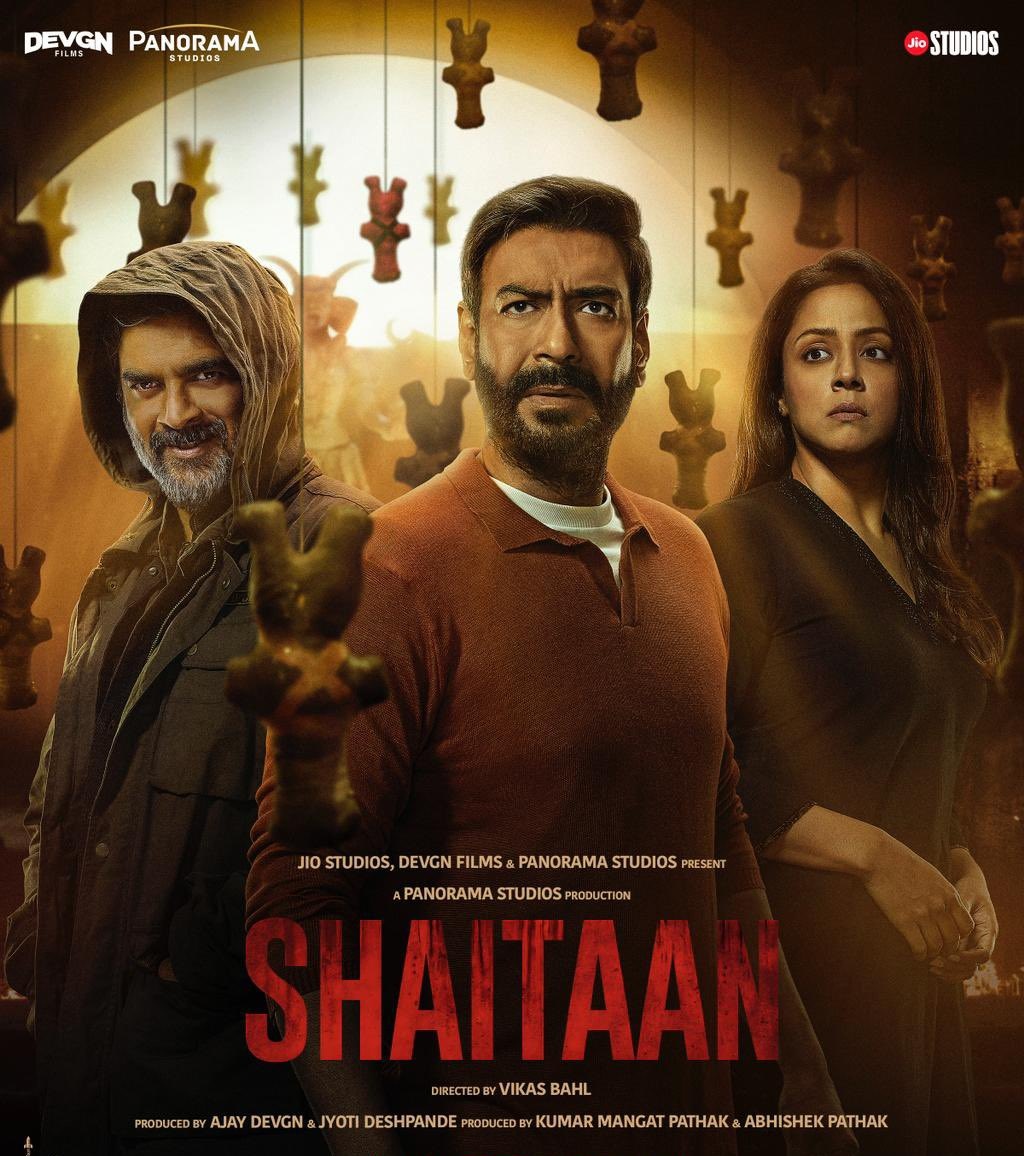 #Shaitaan Premieres tonight on NETFLIX.

#Jyothika #Madhavan #AjayDevagan