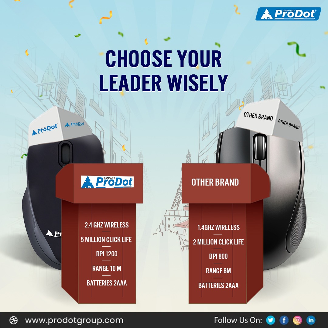 Choose your leader wisely, Every vote counts✌.
.
.
#Mouse #wireless #ProDot #prodotofficial #wirelessmouse #pheripherals #madeinindia #atamnirbharbharat #technology #inkcartridges #élections #élections2024