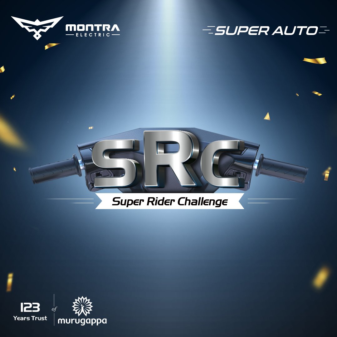 Super Rider Challenge Part 2 winners will be declared soon. STAY TUNED!

#MontraElectric #SuperAuto #SuperRiderChallenge #ElectricMobility #ElectricThreeWheelers #EV #ElectricVehicles #BharatKaSuperAuto