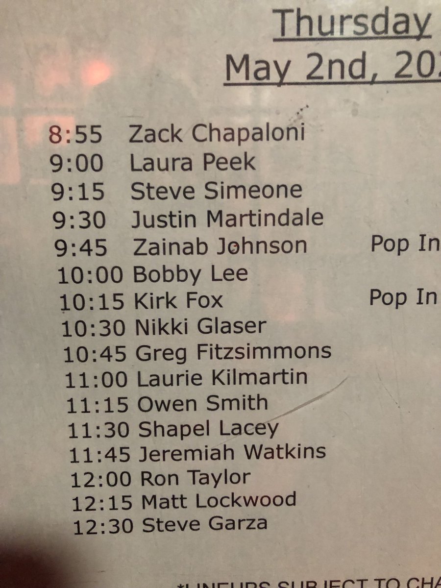 The OR is packed at the ⁦@TheComedyStore⁩ for this show tonight.