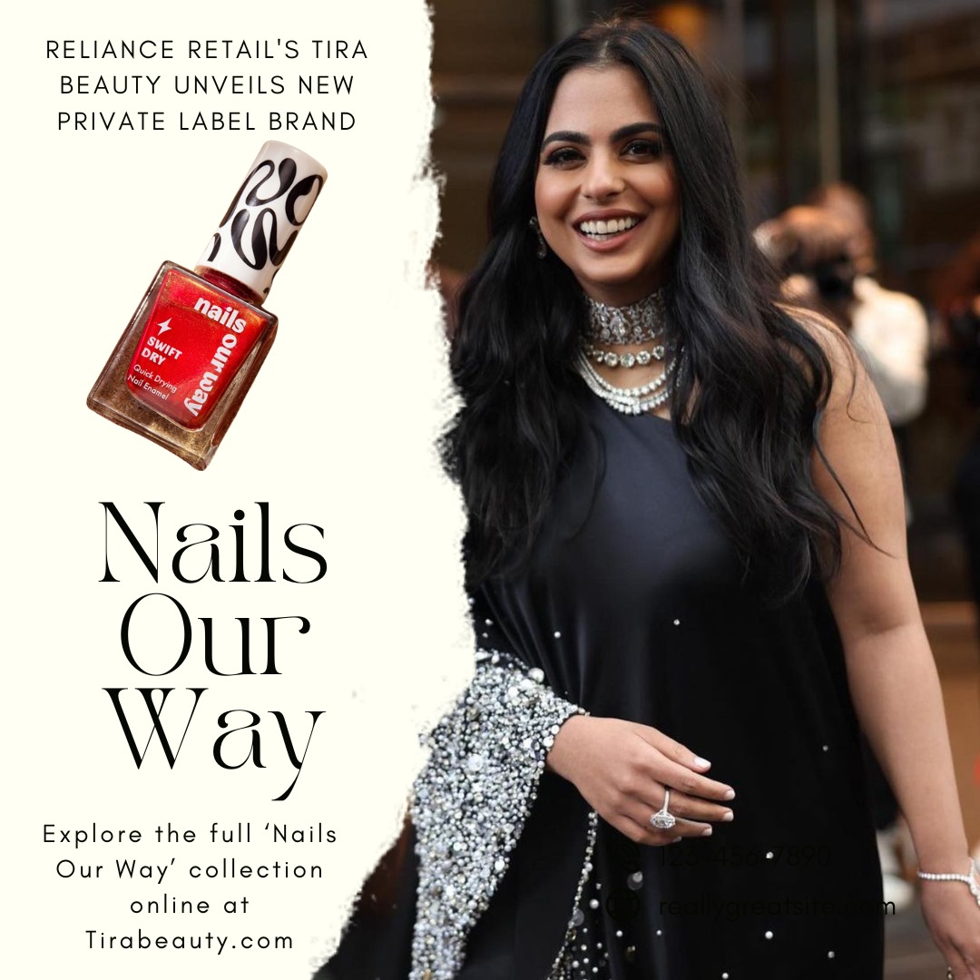 Tira Beauty expands its beauty offerings with 'Nails Our Way', a fresh and inclusive nail care brand for all.
#IshaAmbani #RelianceRetail #Tira #Reliance #TiraBeauty #Ambani