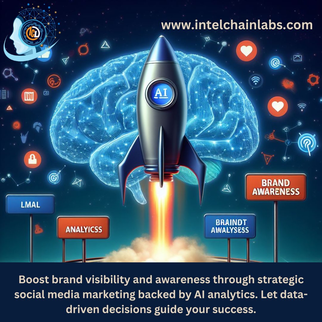 Boost brand visibility and awareness through strategic social media marketing backed by AI analytics. Let data-driven decisions guide your success.
🔗 Learn more: intelchainlabs.com/services/digi-…
#BrandVisibility #AIAnalytics #SocialMediaMarketing #DataDriven #Success