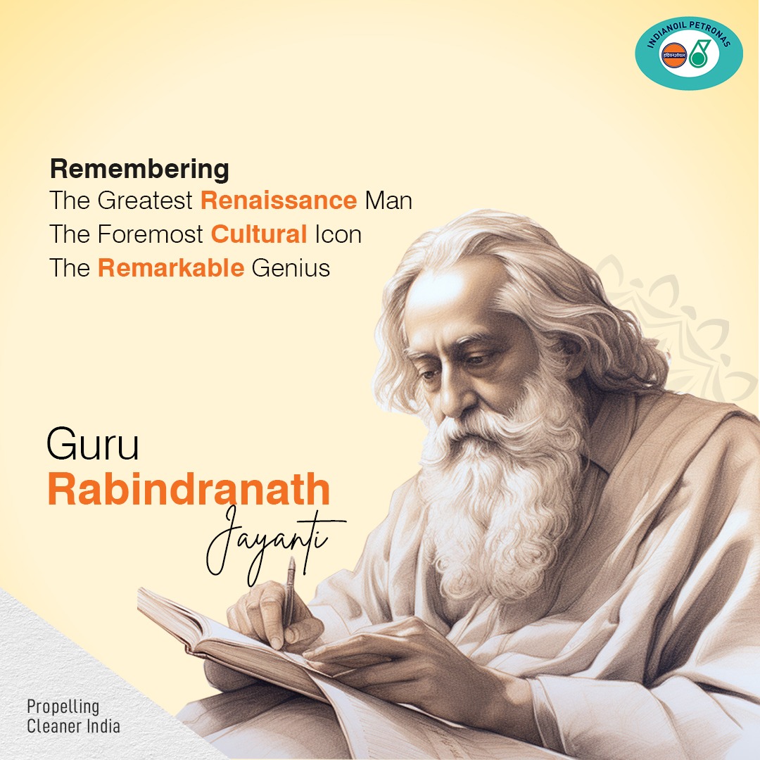 Today, the world remembers one of the world’s greatest artists, the extraordinaire and the mastero Rabindranath Tagore on his birth anniversary. IPPL wishes everyone - A Cheerful Rabindranath Tagore Jayanti! #IPPLGreetings #RabindranathTagore #TagoreJayanti #Literature #Poetry