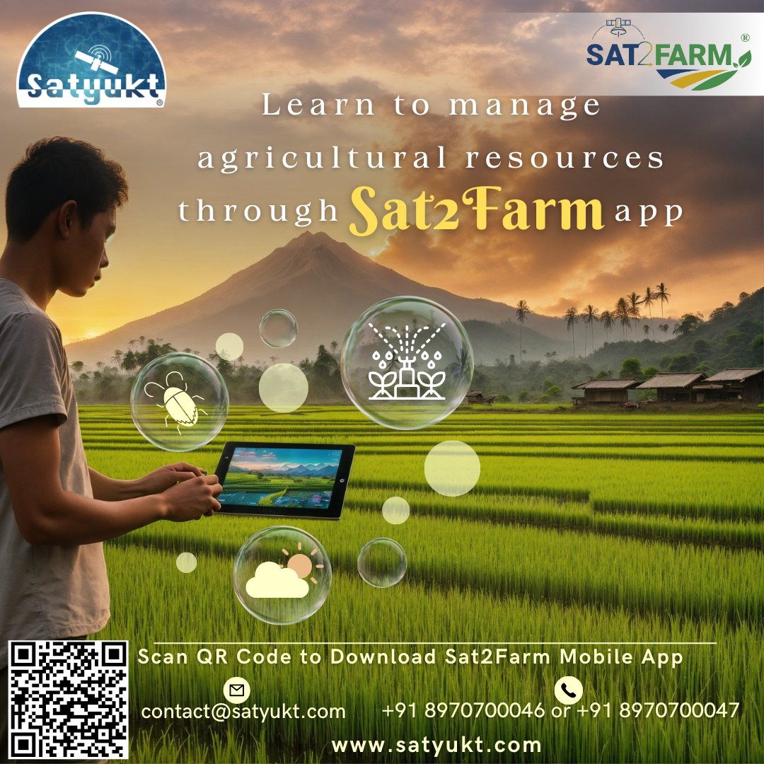 Knowing the specific deficit that your soil is suffering from helps ensure that no agricultural inputs are wasted. Aids in proper resource management. To learn more, join Satyukt Analytics by downloading the #Sat2Farm app play.google.com/store/apps/det…