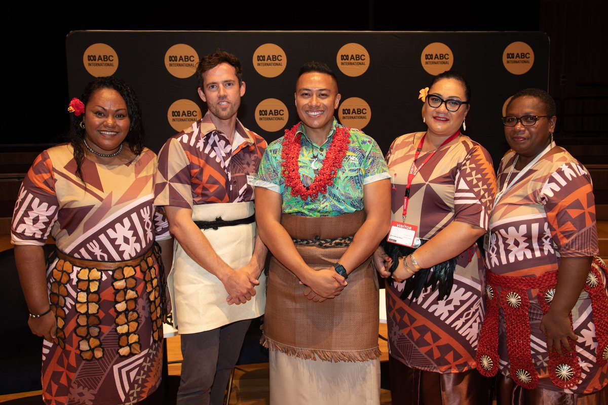 Honoured to MC part of the @ABU_HQ @ABCaustralia Pacific Media Partnership Conference in Meanjin this week and talanoa with our broadcasters from across the region. How good do our Pacific Local Journalism Network look though 😍 @LiceMovono @Sasbites @MarianKupu @BelindaKora1 🔥