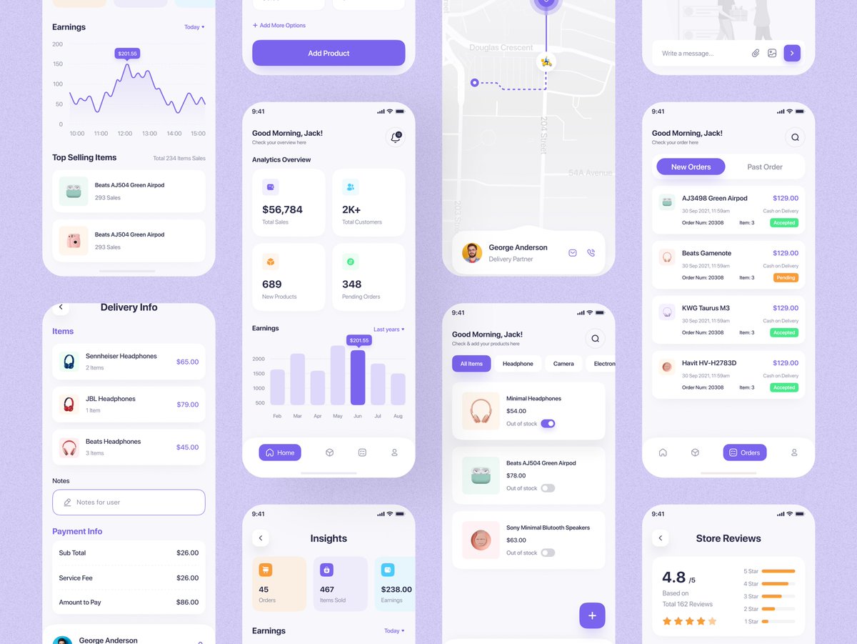 eCommerce Mobile App UI Design (Shop/Store Owner)

Looking for a UX/UI Designer for your project?
Drop a line here: hello@mhmanik02.me

#eCommerceapp #ui #ux #uiux #uxui #figma #design #uidesign #uxdesign #designer #uidesigner #dribbble #behance #devignedge #mhmanik02