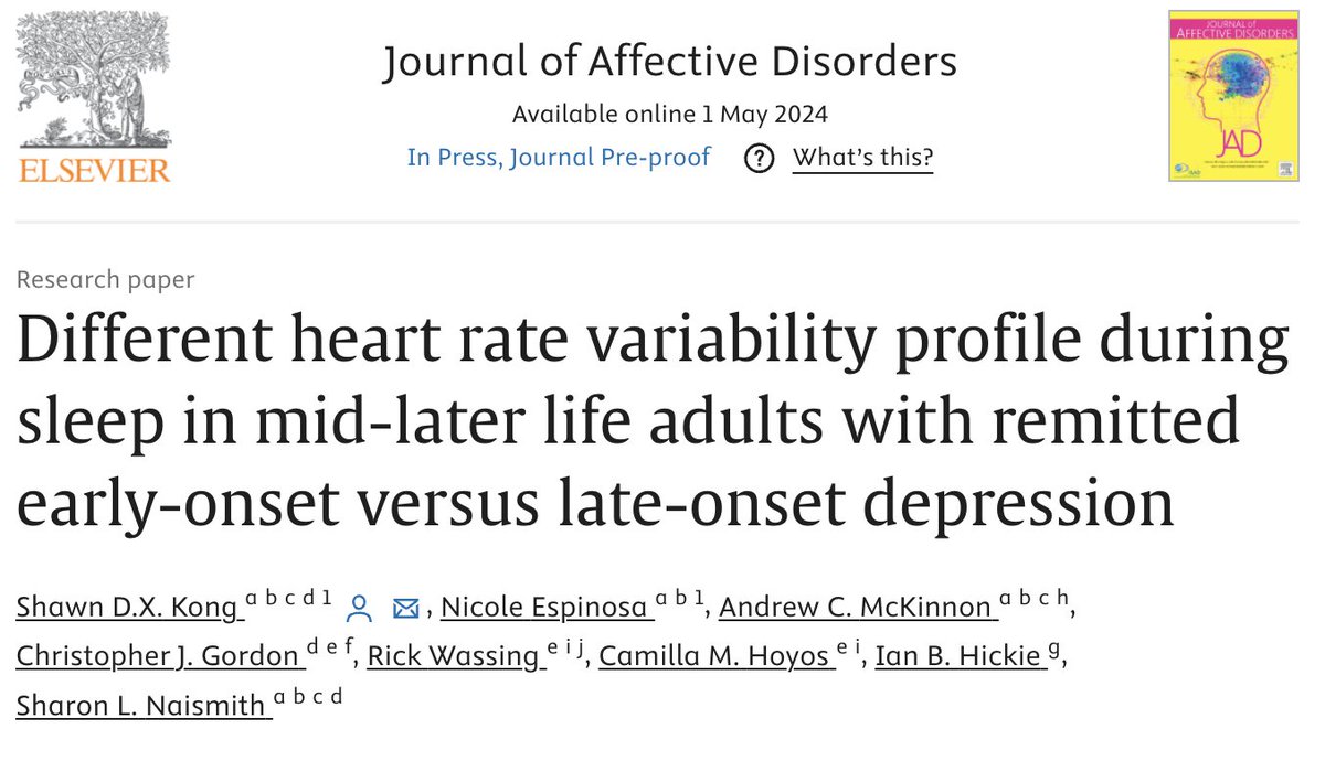 What happens to our heart when we sleep & how does it relate to our mental health? ➡️➡️➡️ New paper led by our stellar ECR @ShawnKong11 sciencedirect.com/science/articl… @BrainMind_Usyd @SIESTASynergy @ian_hickie @CPC_usyd @UsydPsych