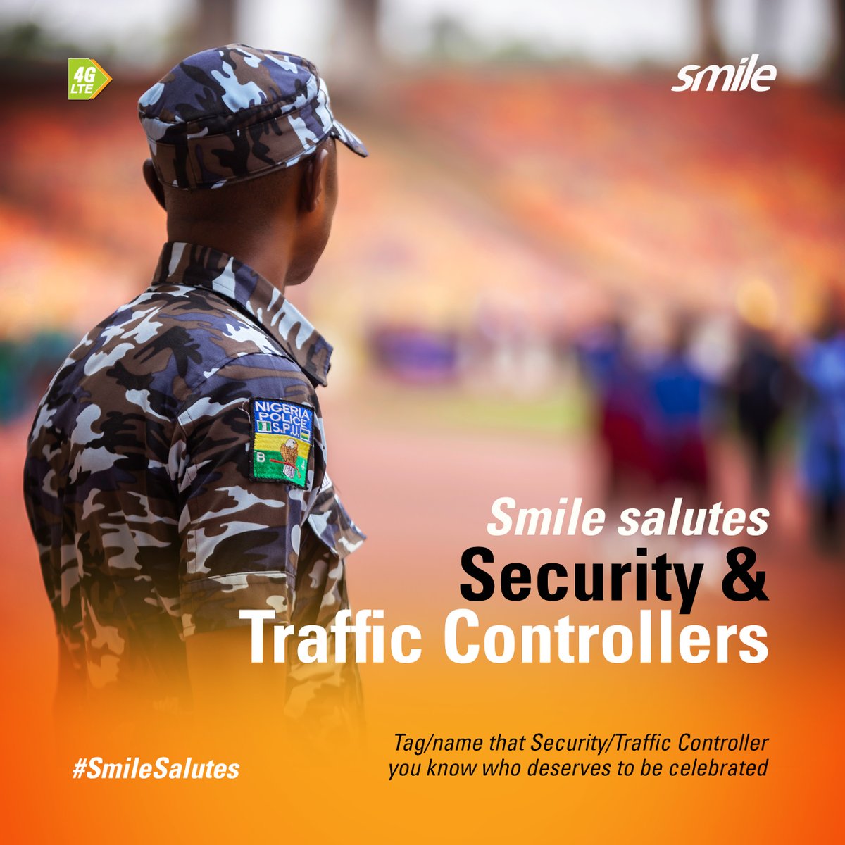 Smile Salutes the commitment of Security and Traffic Controllers today Tag any Security/Traffic controller that you know who deserves to be celebrated. Highest nominations by reactions wins a special gift. Smile #Smile #SmileSalutes #workersday #celebrate