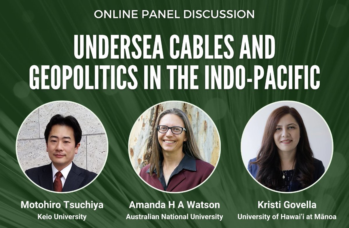 For the webinar on #UnderseaCables later this month, @uhindopacific has a time zone converter link on the site. In Canberra #Australia, it’ll start at 10am on Thursday 23 May 2024. manoa.hawaii.edu/indopacificaff… @uhmanoa #criticalinfrastructure @AIinstitute @NSC_ANU @JohnHemmings2 #tech