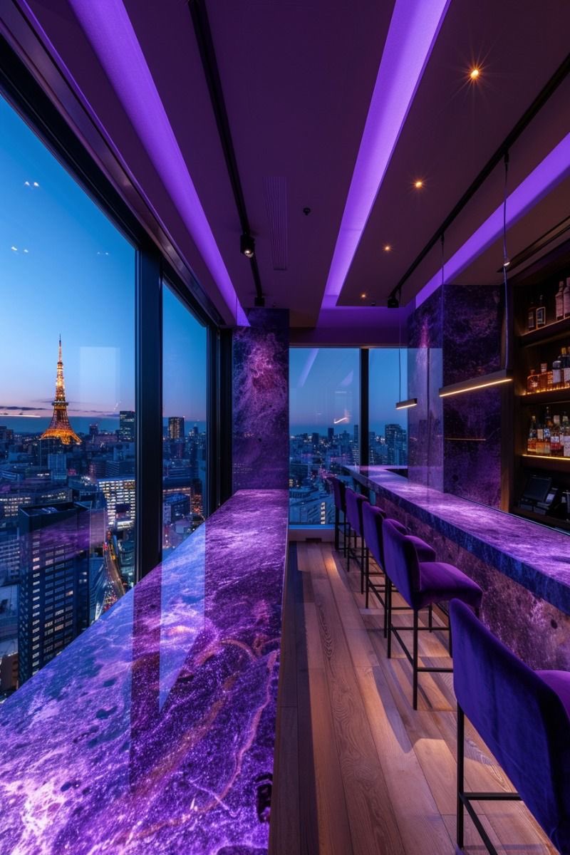 The purple tokyo bar.