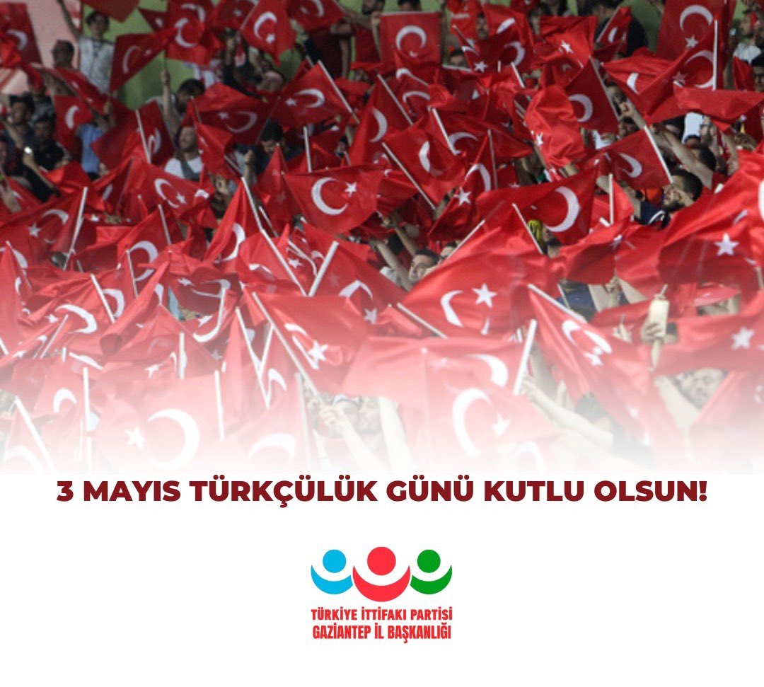 Taş kırılır, tunç erir ama Türklük ebedidir! 3 Mayıs Türkçüler Günü kutlu olsun! @DrSinanOgan @muhittinbay27 @FayatBay