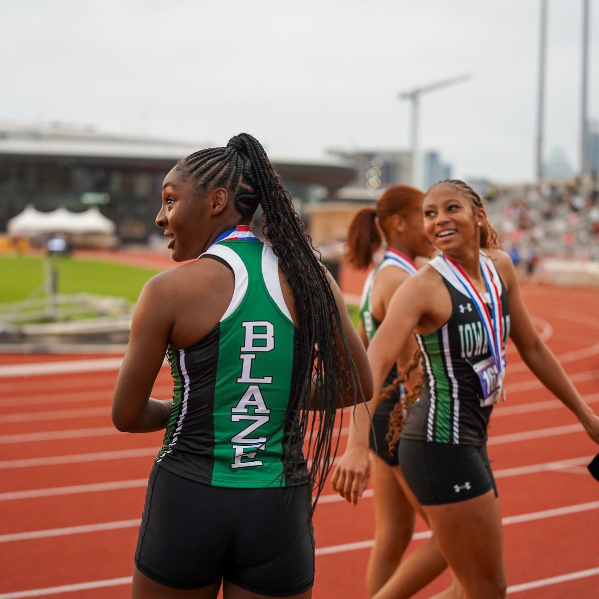 Alvin Iowa Colony achieves its first Girls #UILState Track & Field Championship! 🏆