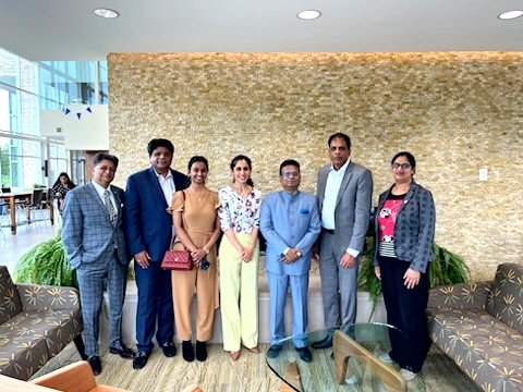 Facilitated, organized and welcomed Consulate General of India in Chicago Somnath Ghosh to @UISedu. There are 800+ students from India who are currently completing their higher education at UIS. @IndiainChicago @ChancellorGooch