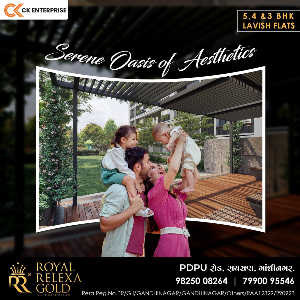 '🌿 Discover your perfect home at Royal Relexa Gold! With options ranging from spacious 5/4/3 BHK flats, find the ideal space for your family to grow and thrive. 🏡✨
.
.
.
.
.
.
.
.
.
#ckenterprise #royalrelexagold #spaciousflats #idealspace #luxuriousliving #newpost