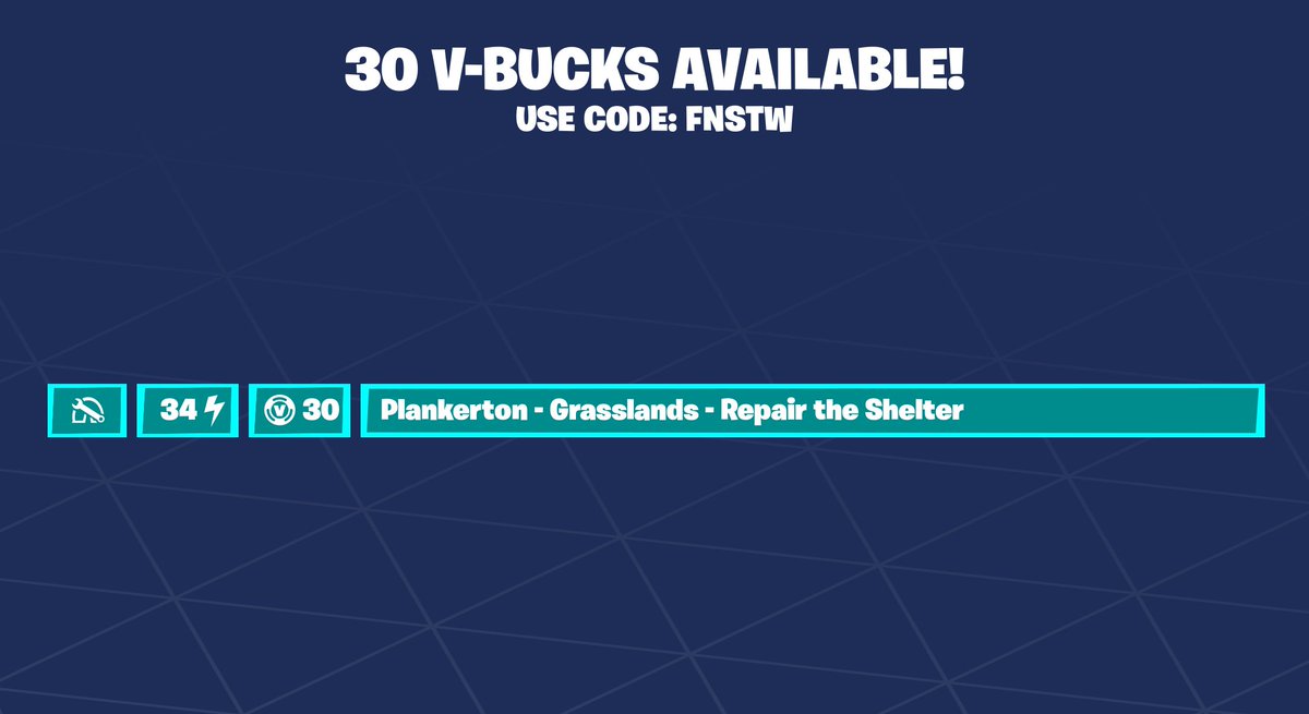 30 Vbucks! Use Code FNSTW to support me! #ad