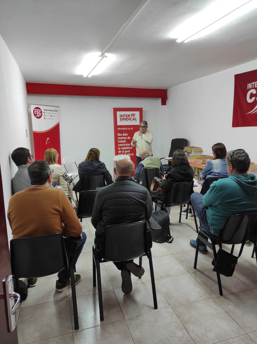 Continuem formant-nos com a Delegats per seguir donant suport als treballadors i treballadores de Ponent!
<a href="/LaIntersindical/">LA INTERSINDICAL</a> 
#lluitemambtu