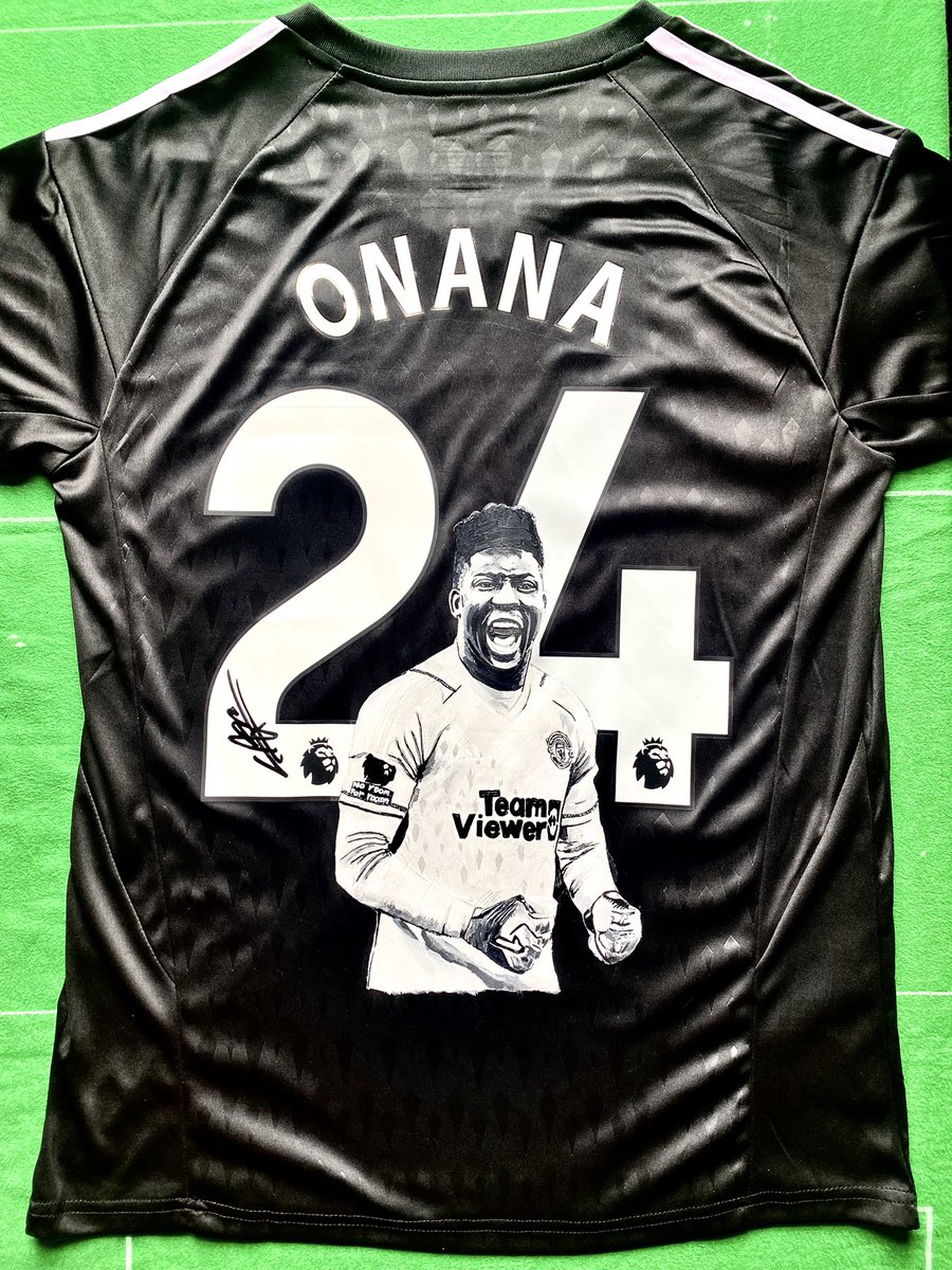 Onana Signed X MUFC 

Available to buy - framing optional - DM for more info 

#mufc #manchester #manchesterunited #united #manutd #manunited #muart #mufcfans #onana #andreonana #andreonana24 #art #football #footballart #footballshirt #footballshirts