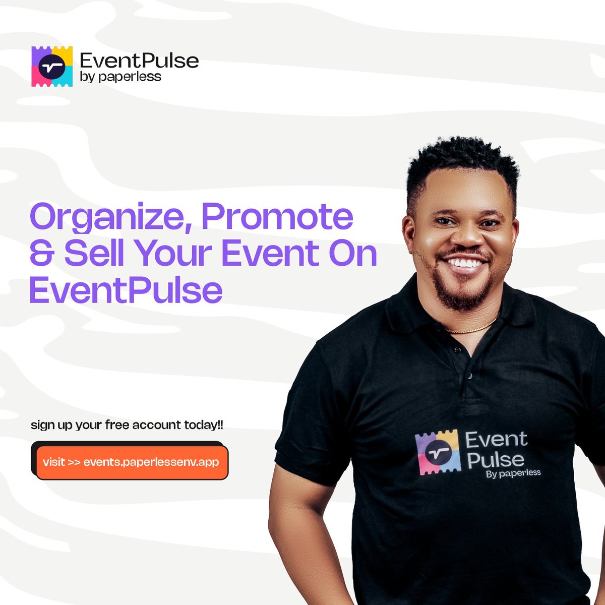 Worry less about organizing and promoting your events with Eventpulse.

Sign up for free on the website.

@Inspire_Graphix @aynigeria_ @david_stont 

#bobrisky #thursdayvibes #TrendingNow #TrendingHot #VoteConservative #EventsMagazine #event #lagos