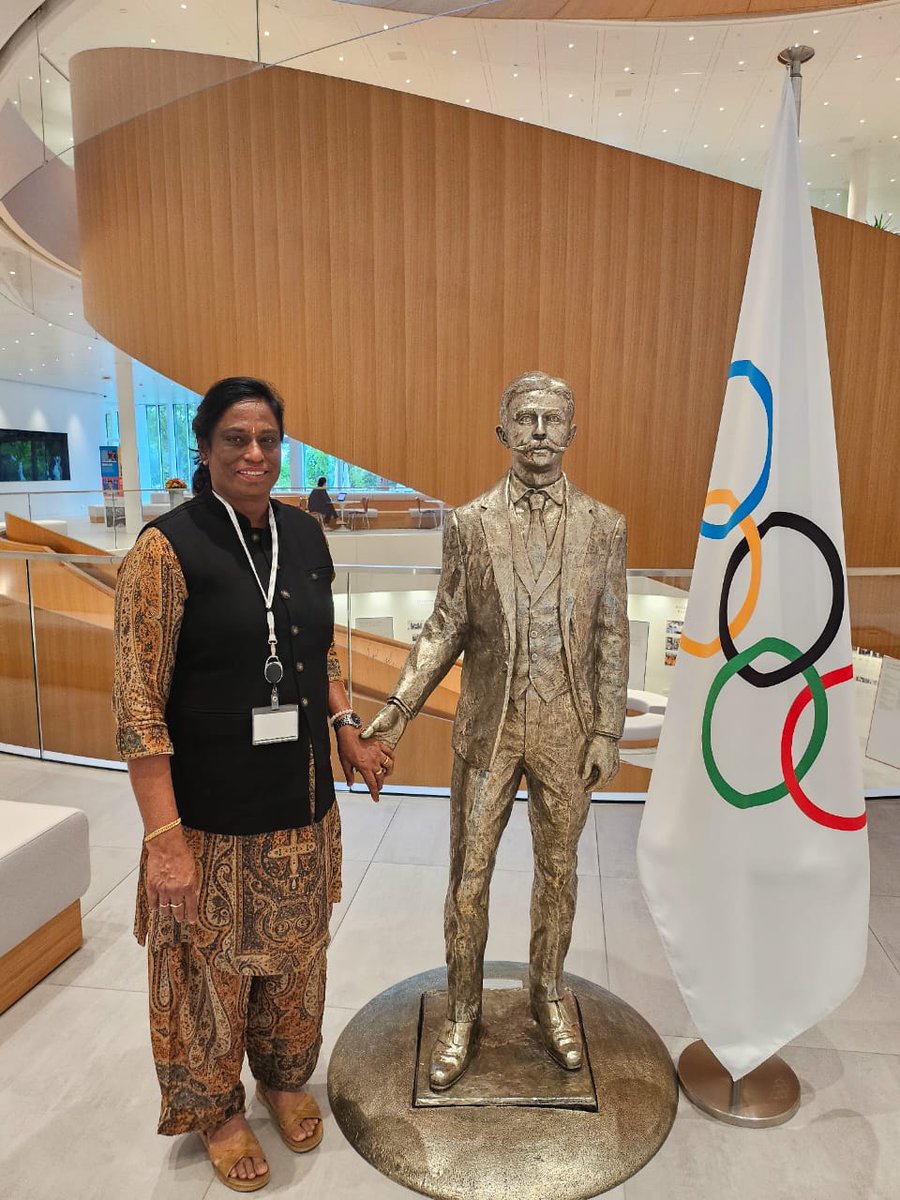 'Olympism seeks to create a way of life based on the joy found in effort, the educational value of a good example and respect for universal fundamental ethical principles.' - Pierre de Coubertin Such a pleasure to visit the Olympic House today for the meetings.