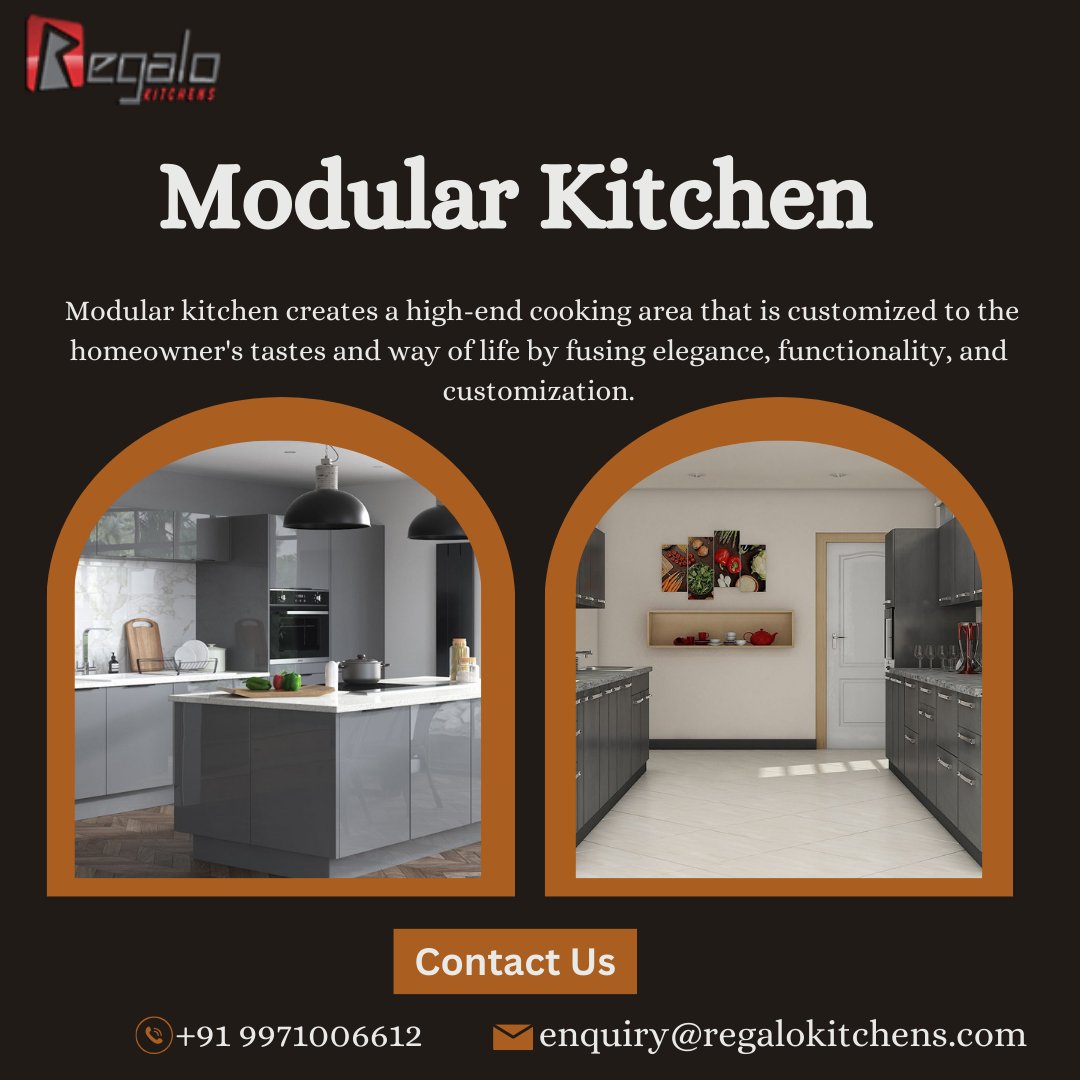 Modular kitchen 
Regalo Kitchens is a reputable brand in the modular kitchen industry known for offering stylish, functional, and customizable kitchen solutions. 
For More Information : regalokitchens.com
#regalokitchens #kitchendesign #modularkitchen