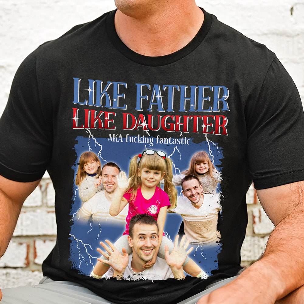 Honor your dad with our personalized bootleg shirt. The perfect Father's Day gift to celebrate his service and show your pride. 👨‍👧👕  
Order here 👉 goduckee.co/04nadt140324
#goduckee #personalizedgifts #fathersday #fathersdaygifts #dad #happyfathersday #father #dadshirt #apparel…