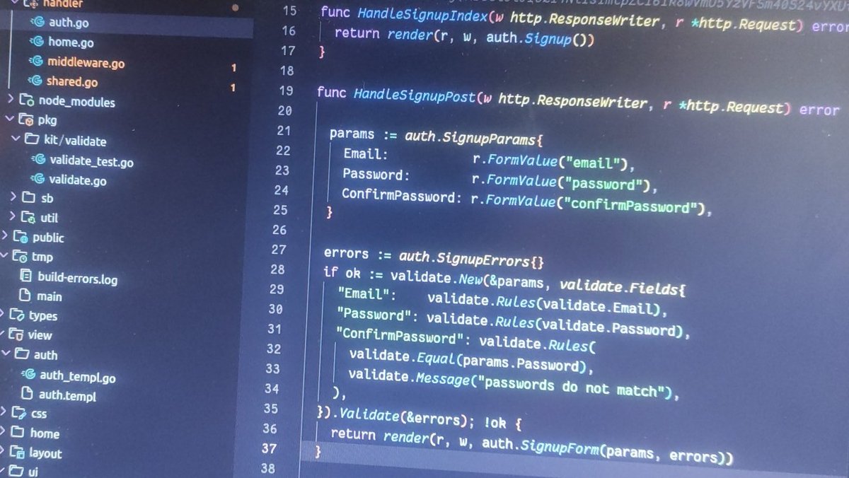AlrawasAbed's tweet image. Day 20, 21 with go:
Still working on this beauty go-htmx-templ stack app
DX is super great
Got to connect to Supabase and implement the Signup / Login
#100daysofcode #100daysofgolang