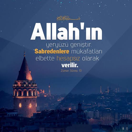 Muhakkak ki, Allah, adaleti, iyliği, akrabaya yardım etmeyi emreder. Çirkin işleri, fenalık ve azgınlığı da yasaklar. O, Düşünüp tutasınız diye size öğüt veriyor.' ( Nahl, 90) Hayırlı Cumalar