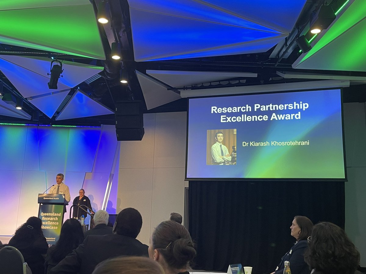 And congratulations to you <a href="/kiakho/">Kiarash</a> on being awarded the QH Research Partnership Excellence Award!!!!