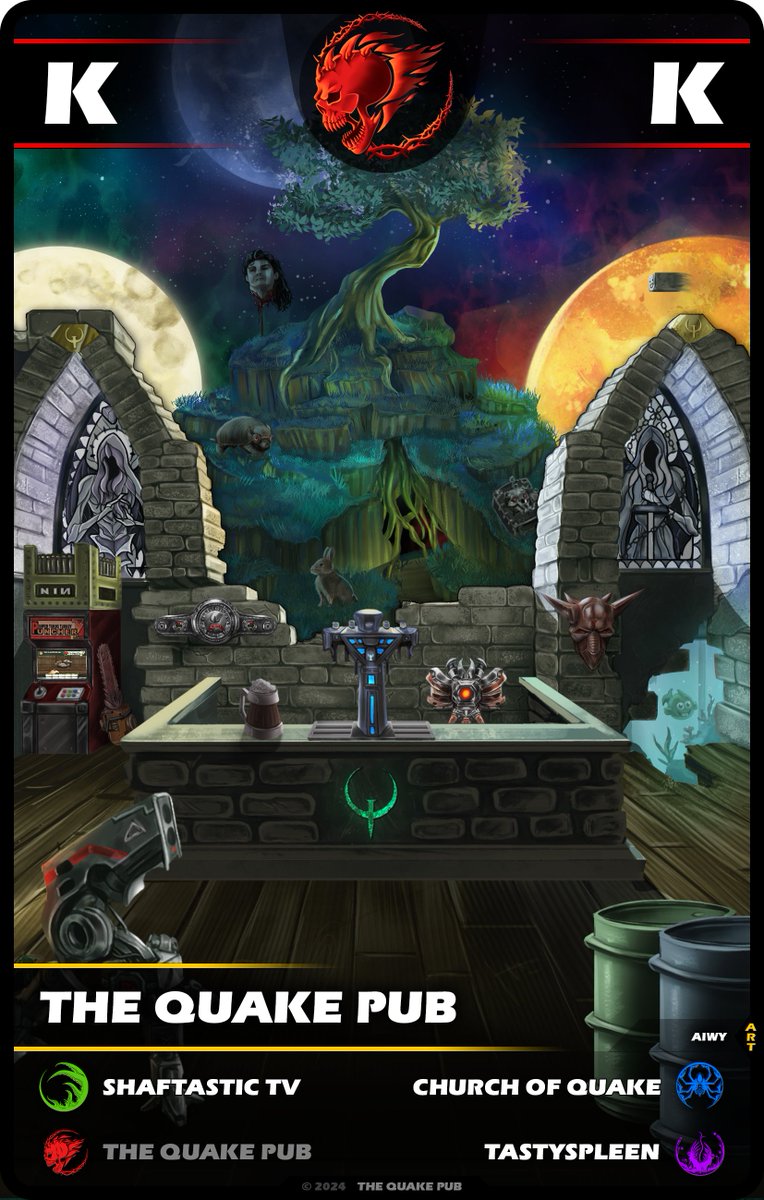 Call me egoist, but last KING in the <a href="/QuakeCon/">QuakeCon</a> DECK representing Dimension of the Doomed is project, I dedicated few last years of my life -🍻<a href="/quake_pub/">The QUAKE PUB</a> -and it is culmination of my 25+ years around Quake. 
I consider that most joyfull decision I ever made.

Under the hood of