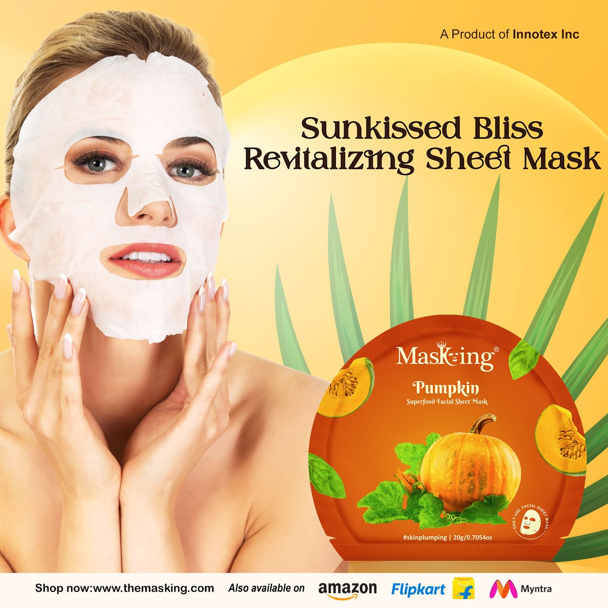 Pumpkin power for your skin! 🎃✨Magic of pumpkin superfood facial sheet mask, packed with antioxidants & vitamins that nourish, hydrate, and rejuvenate your skin.

Shop: themasking.com

#sheetmask #sheetmaskreview #koreanskincare  #maskingsheetmask #maskingcosmetic