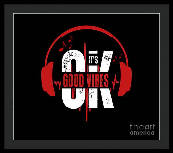 t's OK ! Good Vibes Positives Music.
For sale➡️ @lm2kone

#lm2kone #music #musiclover #zen #giftideas #artistshop #funnytshirt #tshirtdesign #forsale #musicshirt #popcultureart #tshirts #onsale #artistsontwitter  #newdesign #funnyshirt #geek #itsok #goodvibes #good #red #blackred