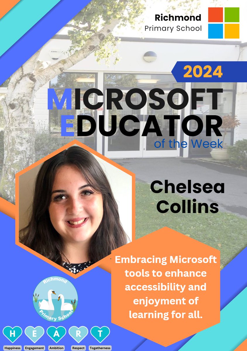 Congratulations to our ME of the Week, @ChelseaCRich For excellent use of @MicrosoftEDU @MicrosoftLearn tools & @flip @CanvaEdu @MicrosoftTeams to provide #equitable #learning opportunities for all our children! #MIEExpert #edtech #TrustInStour @OneNoteEDU #MicrosoftReflect