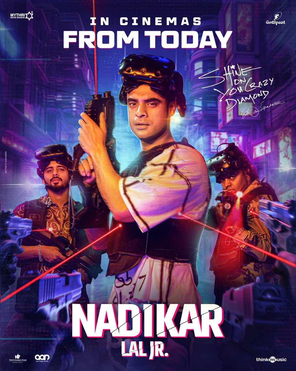 #NadikarFromToday Congrats & all d best team @MythriOfficial @ttovino @soubinshahir #Bhavana @IamLalJr #BaluVarghese #SureshKrishna @kjobkurian @godspeedoffcl @truthglobalofcl @thinkmusicindia