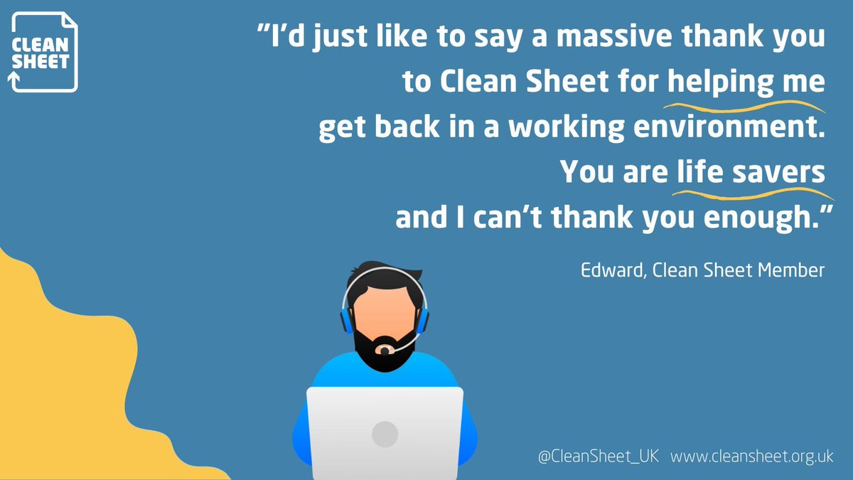 We love it when our Members (people with a conviction) let us know how much we have supported them.
#cleansheet #encouraging #goodnews #jobsatisfaction