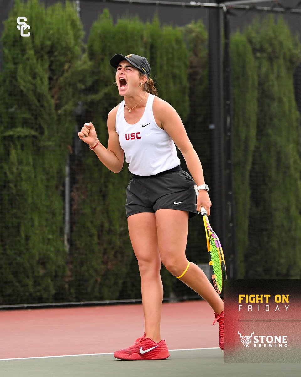 Wishing good luck to @USCBeach and @USCWomensTennis as both squads begin NCAA Tournament play today! #FightOn | @StoneBrewing