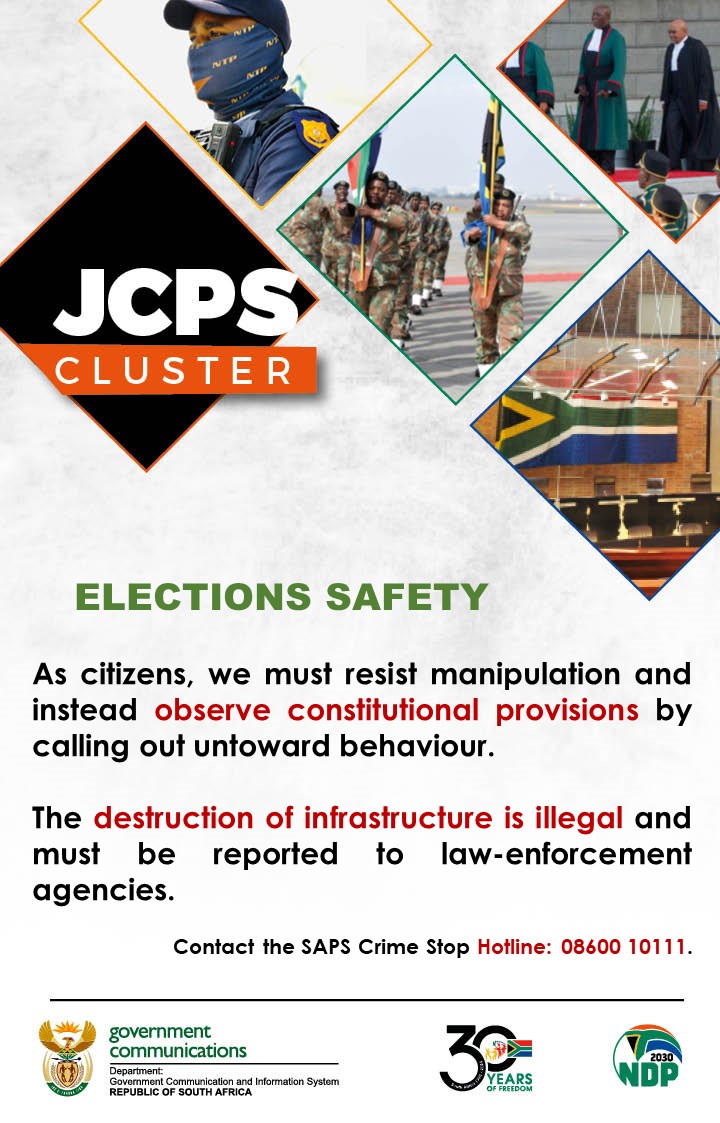As we approach the General Elections, you need to know your rights and responsibilities#ElectionsSafety #SAElections24