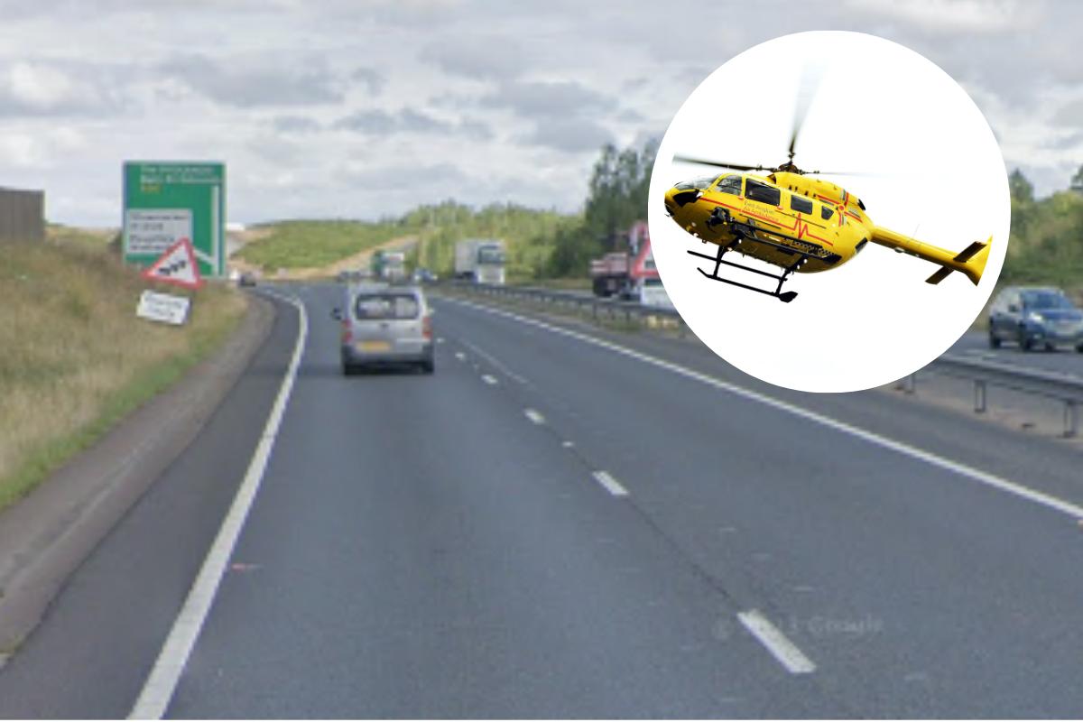 Person airlifted to hospital after #A14 #Crash
🔗 uk.news.yahoo.com/person-airlift…
#Cambridge #Collision #Hgv #Stowmarket #Van #truckingNews