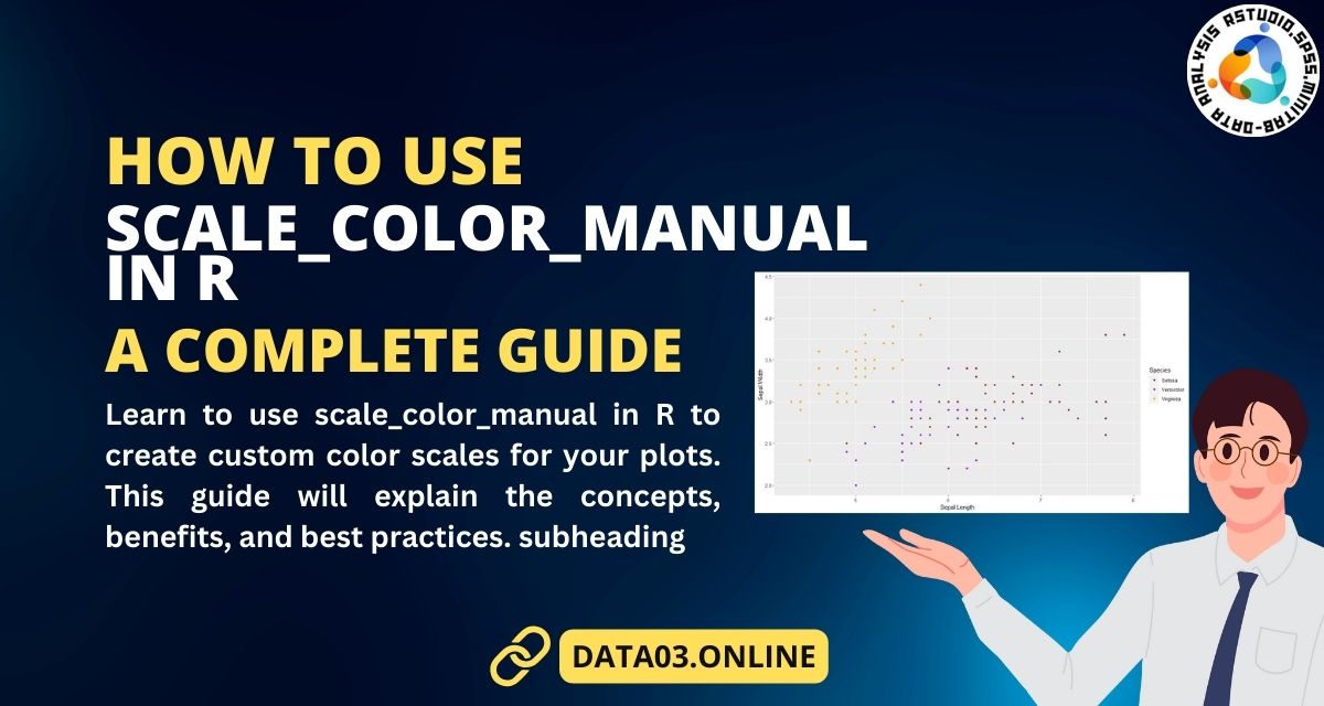 How to Use scale_color_manual in R | A Complete Guide  #dataanalysis #learndataanalysis #rstudio #dataanalyst