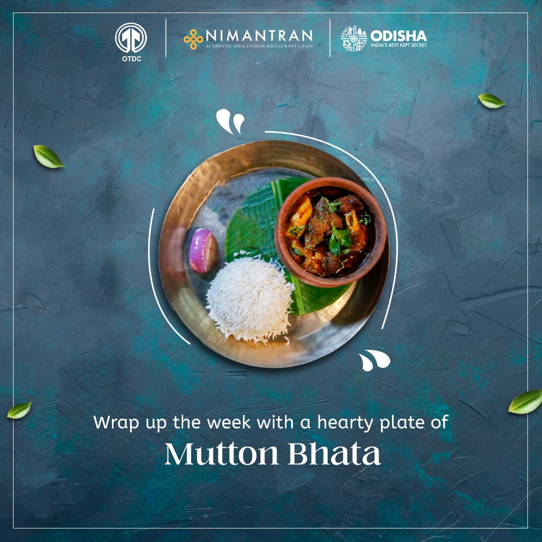 Spice up your Friday with the G.O.A.T (Greatest Of All Time) dish i.e. Mutton Bhata. #Nimantran #MuttonCurry #MuttonBhata