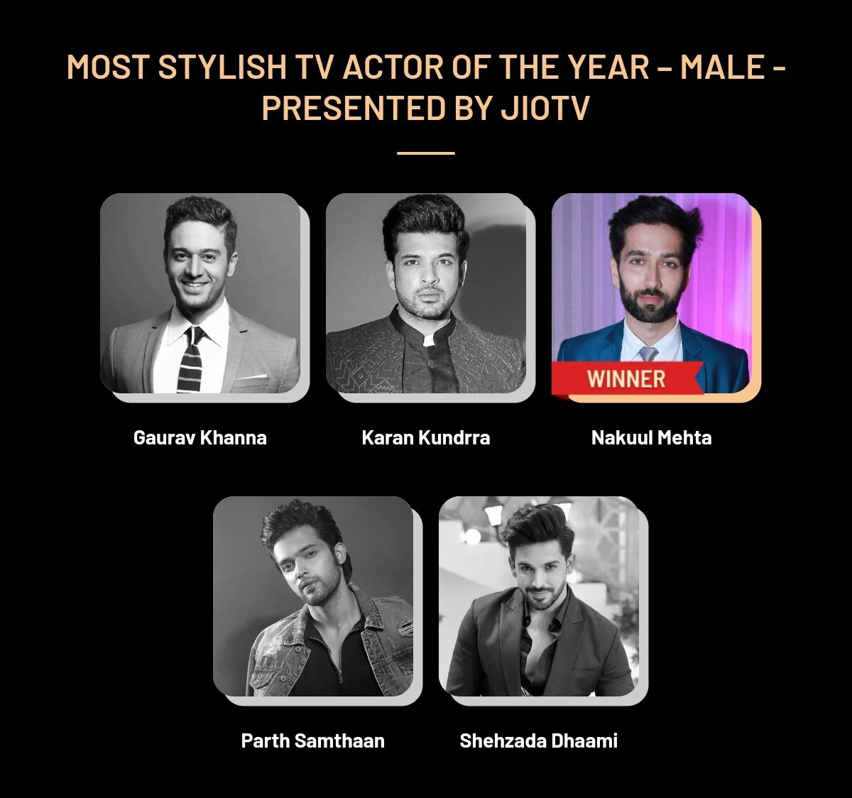 🏆 | Presenting #BHStyleIcons2024 'MOST STYLISH TV ACTOR OF THE YEAR (MALE)' - #NakuulMehta ⭐️👏