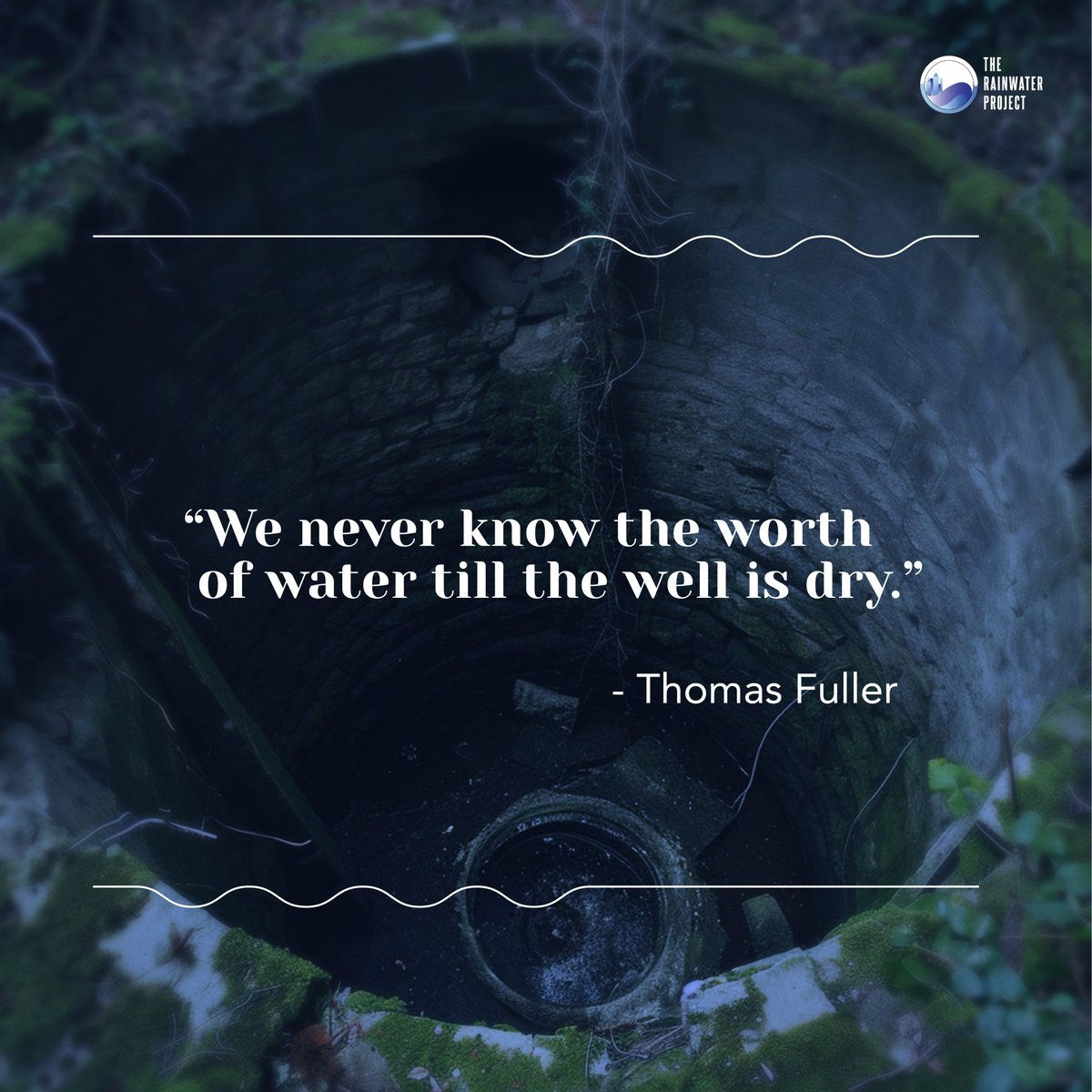 Thomas Fuller's timeless words echo amidst impending water scarcity this summer. 

Reach out to us to explore optimal solutions for water-related challenges and pave the way for a water-resilient future!

#TheRainWaterProject #TRWPservices #MakeIndiaBetter